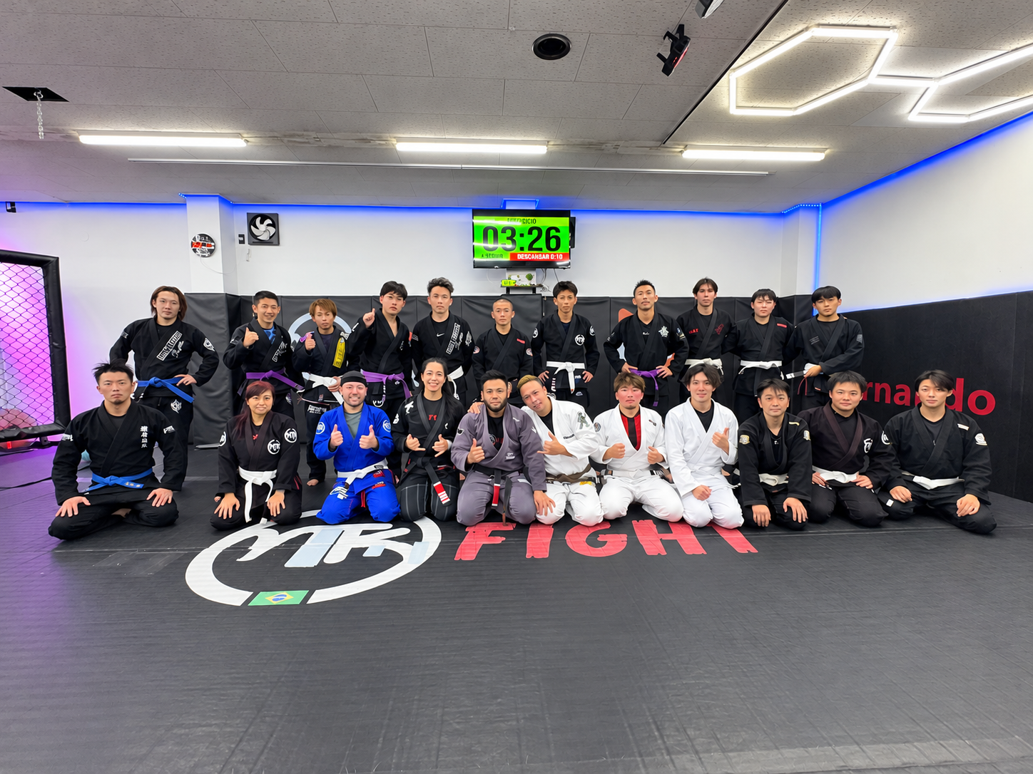 MTK FIGHTの大人のブラジリアン柔術クラス